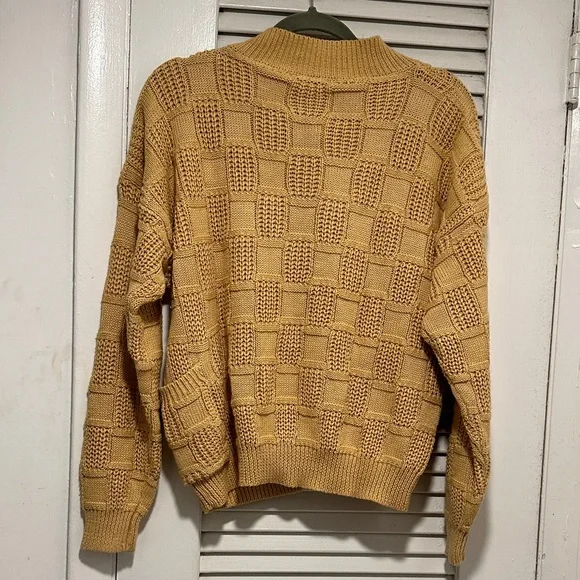 Compagnie Internationale Express Mustard Button-Up Cardigan - Picture 7 of 8